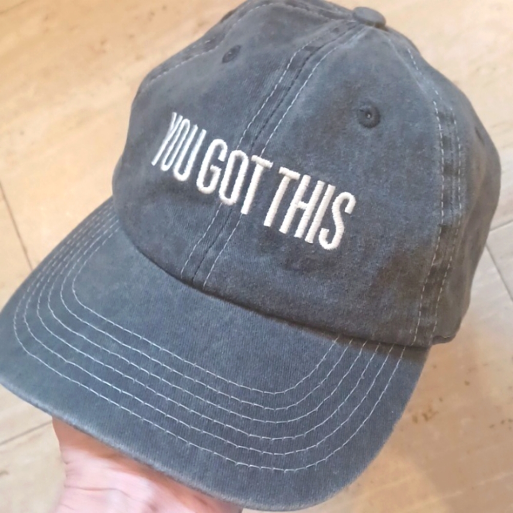 Primitives By Kathy Distressed Charcoal "You Got This" Adjustable Hat